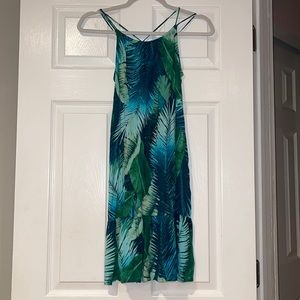 Girls green and blue dress , light dress